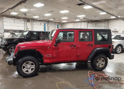 2010 Jeep Wrangler Unlimited Sport z USA, uszkodzony, nr VIN 1J4BA3H1XAL205498